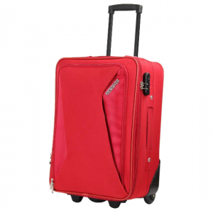 American Tourister Columbia Polyester 55 cms Red Travel Bag