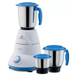 Bajaj Bravo Dlx 3 jar Mixer Grinder (White, Blue)