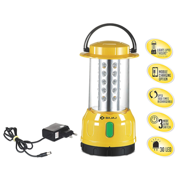 Bajaj Ledglow 430 LR 30-LED Rechargeable Lantern