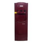 Blue Star Water Dispenser ABS plastic with Refrigerator (Maroon, 14 L)