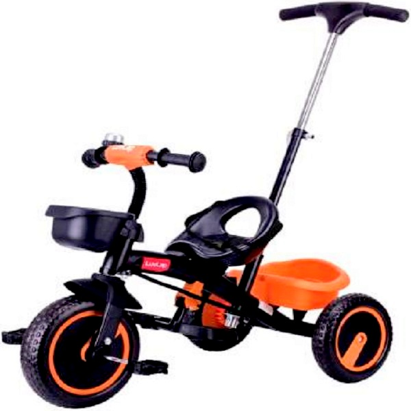 LuvLap Orange Elegant Baby Tricycle (Orange, Black)