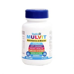 Healthvit Mulvit Multivitamins and Minerals with 31 Nutrients – 60 Tablets