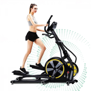 PowerMax Fitness EC-1500 Commercial Elliptical Cross Trainer with 20inch Stride Length