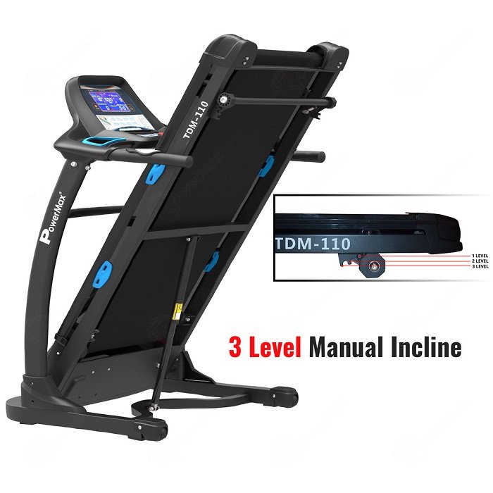 Powermax Fitness Treadmill TDM-110 (2.0 HP) Motorized Treadmill