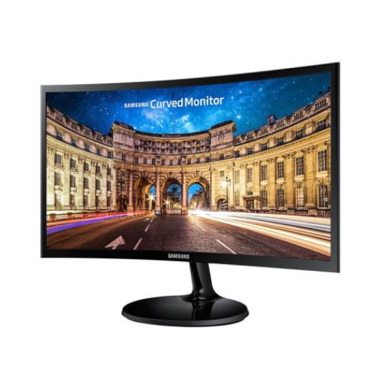 Samsung Curved Monitor Full HD LED Backlit VA Panel 23.8 inch Monitor LC24F390FHWXXL