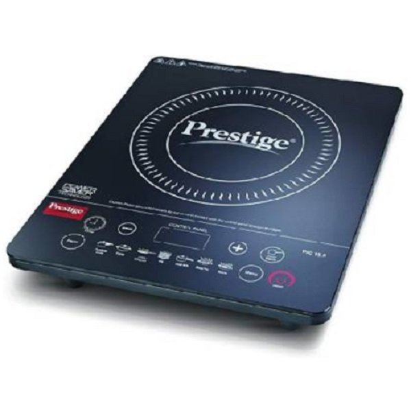 Prestige PIC 15.0+ 1900-Watt Induction Cooktop (Black, Touch Panel)