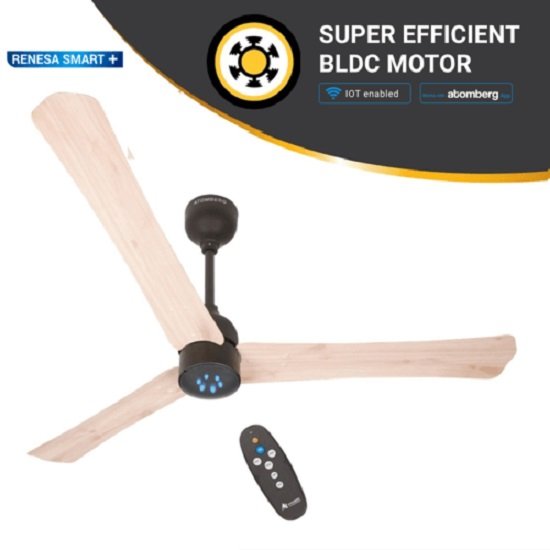 Atomberg Ceiling Fan Renesa Smart+ IOT Enabled BLDC Motor With Remote 1200mm