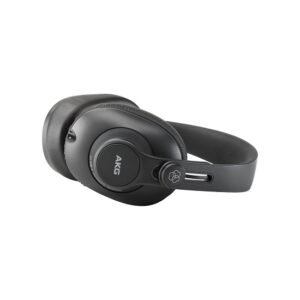AKG Bluetooth K361BT Wireless Headphones with Mic Over Ear (Black)