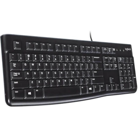 Logitech K120 Wired Keyboard for Windows USB Plug-and-Play