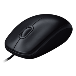 Logitech M100R Wired USB Mouse (Black)