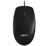 Logitech M100R Wired USB Mouse (Black)