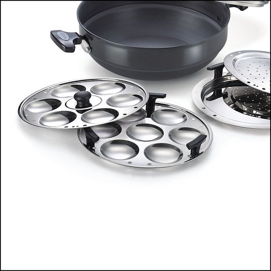 https://suryastores.com/wp-content/uploads/2022/03/Prestige-4.5L-Aluminium-Multi-Kadai-280mm-Black-1.jpg