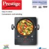 Prestige Swish 2000 Watts Induction Cooktop Touch Panel 41984