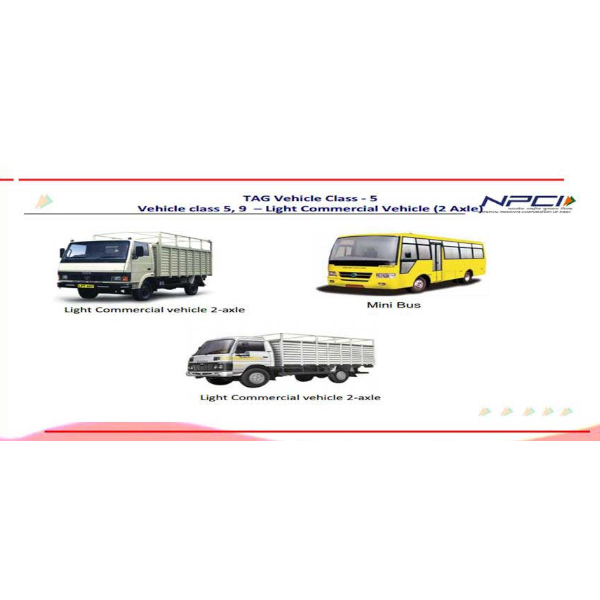 SBI FASTAG for Lcv Mini Bus & Other Vehicles (Class 5)