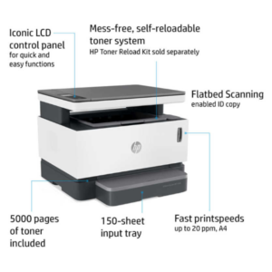 HP Neverstop 1200w Print Copy, Scan, WiFi Laser Printer