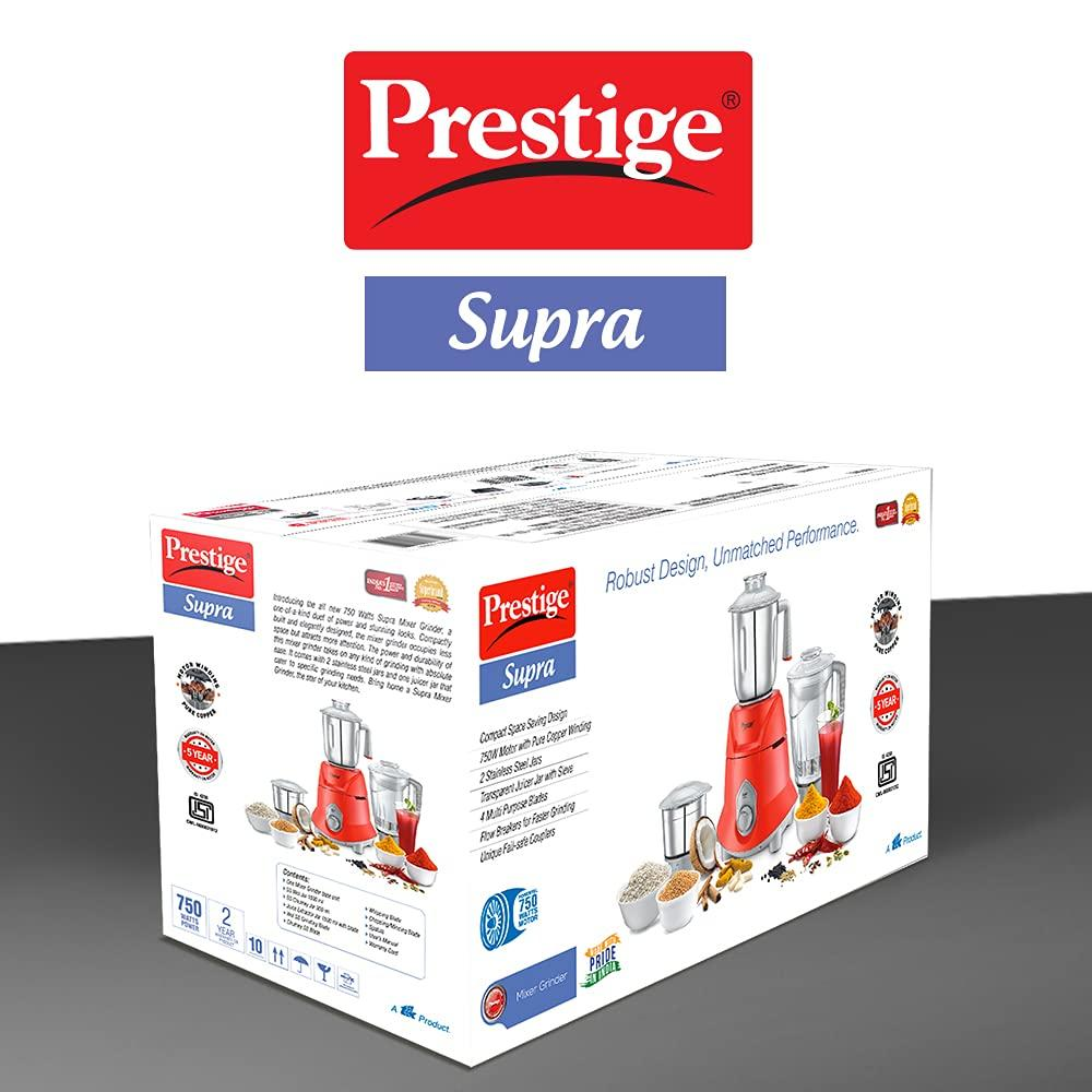 Prestige Supra 750 watt Mixer Grinder