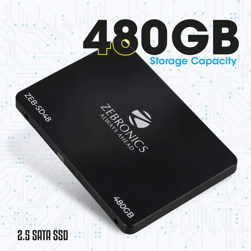 ZEBRONICS ZEB-SD48 480GB 2.5inch Solid State Drive (SSD)