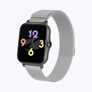 Zebronics Zeb-Fit6220CH Smart Watch with Callling Feature Metallic Silver