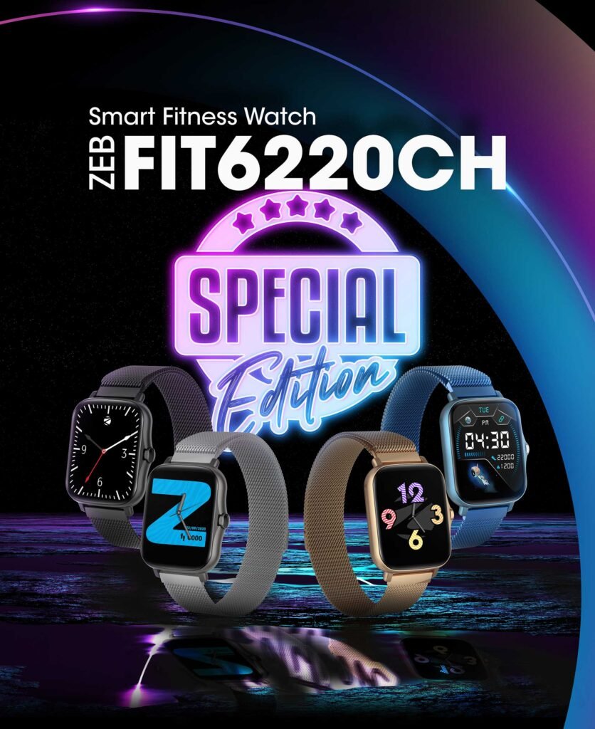 Zebronics Zeb-Fit6220CH Smart Watch with Callling Feature