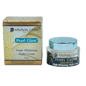 Aroma Care Pearl Glow GOLD Edition Triple Whitening night Cream 15 gm