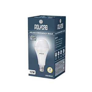Polycab Emergency Bulb 12-Watts Aelius Round
