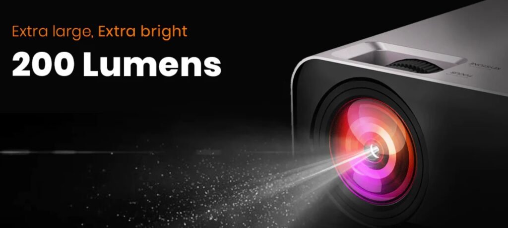 Portronics BEEM 200 Plus Multimedia LED Projector