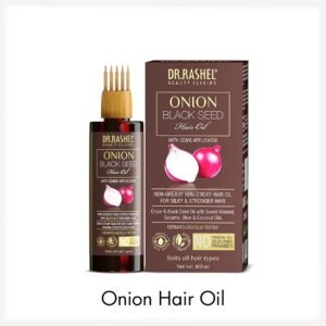 DR.RASHEL Onion Hair Oil Black Seed With Comb Applicator