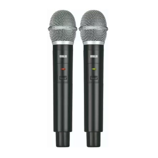 Ahuja AWM-495V2 Dual Hand wireless Microphone, ON/OFF Switch