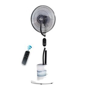 HAVAI Blu Mist Pedestal Fan 16″ Residential Mist Fan Remote Control