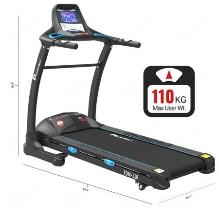 Powermax Fitness Treadmill TDM-110 (2.0 HP) Motorized Treadmill